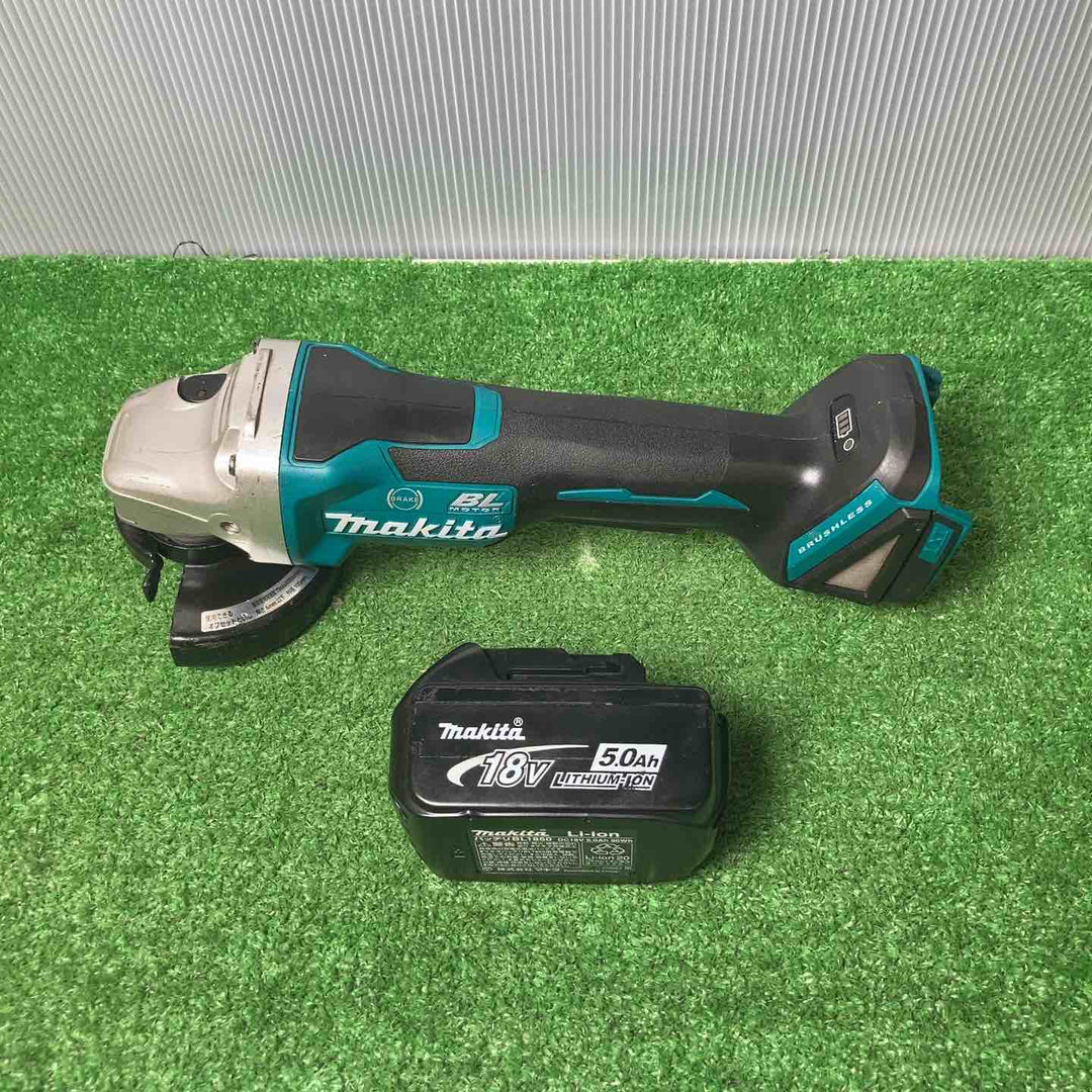 ★マキタ(makita) 100mmコードレスディスクグラインダ GA408DZ　本体+18V5.0Ahバッテリー1個付き【岩槻店】