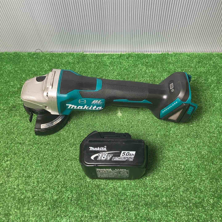 ★マキタ(makita) 100mmコードレスディスクグラインダ GA408DZ　本体+18V5.0Ahバッテリー1個付き【岩槻店】