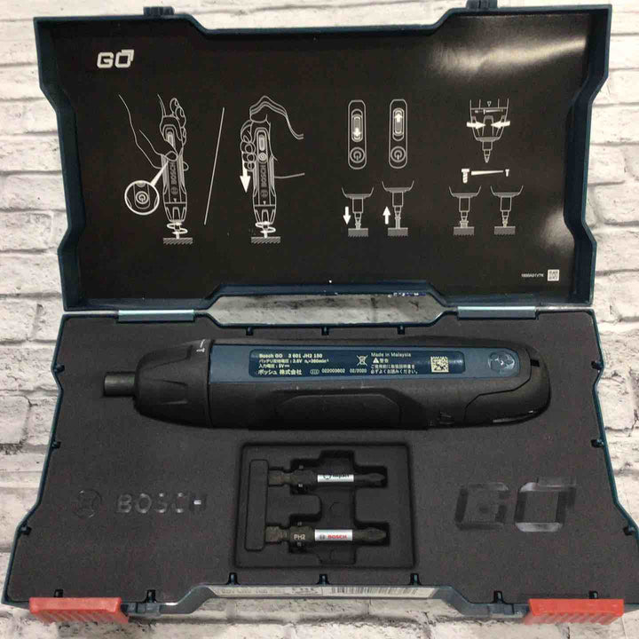◇ボッシュ(BOSCH) 3.6Vコードレスドライバー (ドライバービット・キャリングケース・充電コード付き)Bosch GO【川口店】