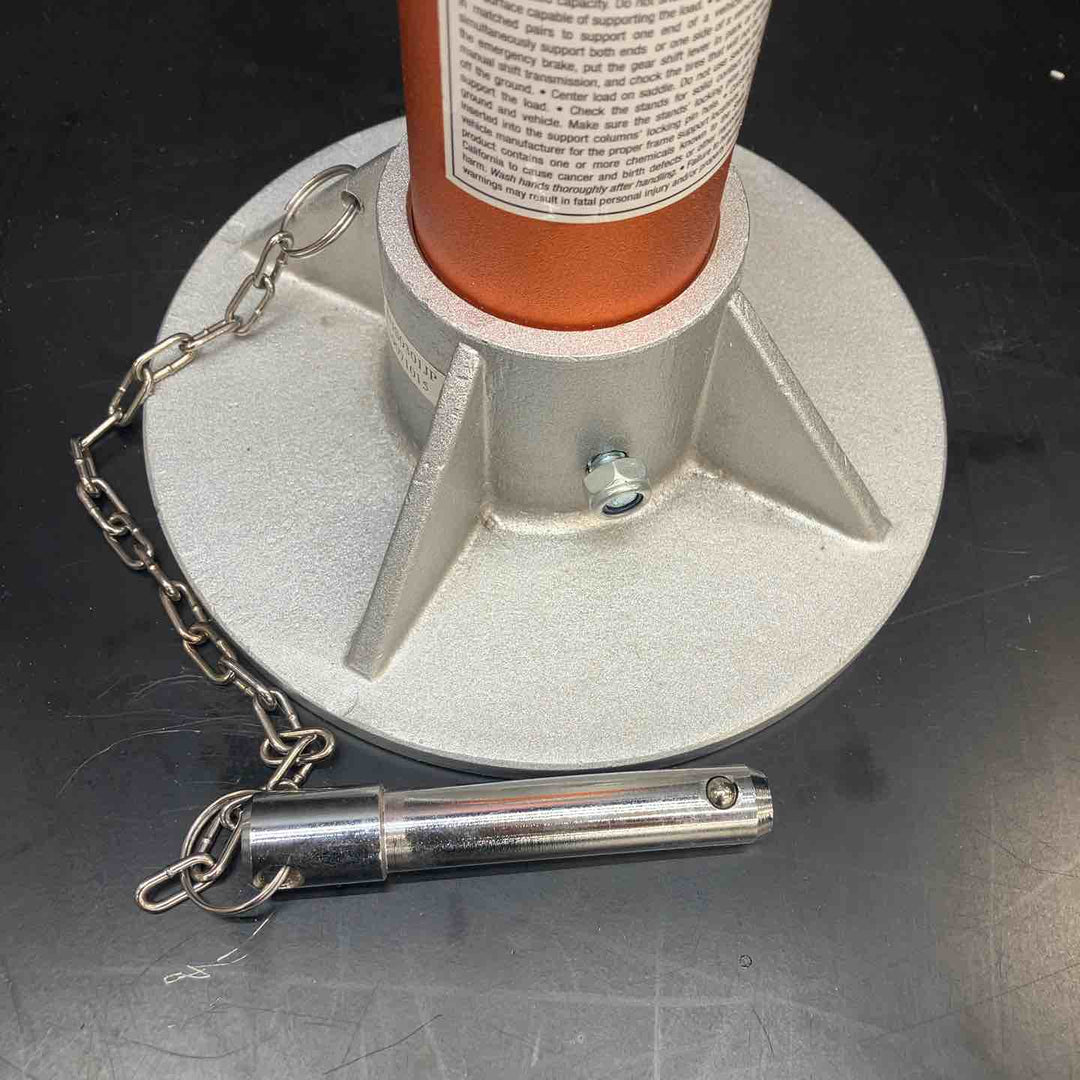 NOS (ノス) 3t アルミジャッキスタンド 耐荷重 2,720 kg 2本セット 長期保管品【川越店】