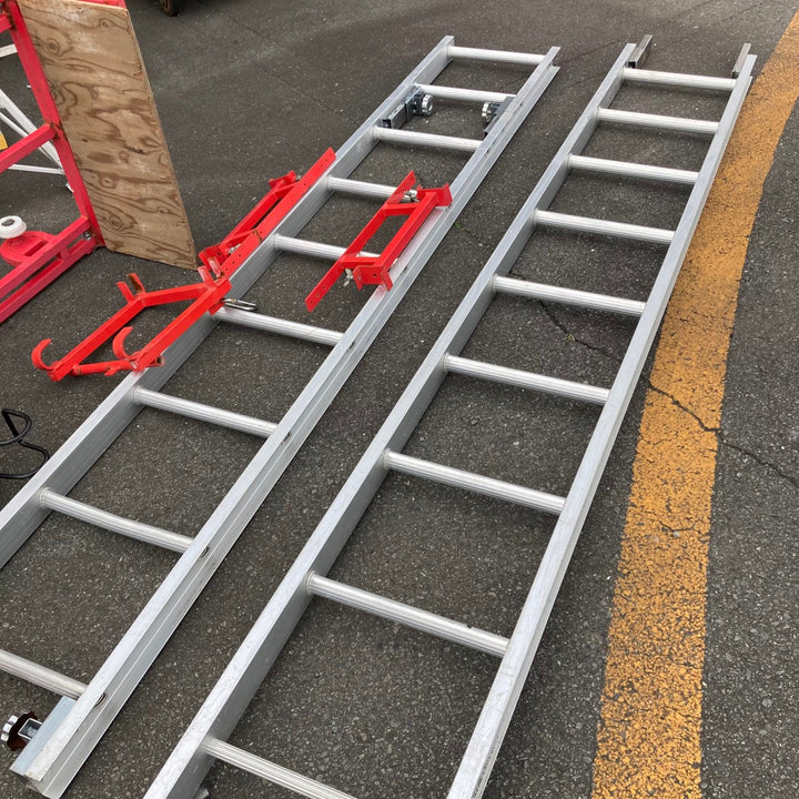 【中古品/店頭受取り限定】ユニパー 室内ボード用垂直揚げ機 UP620 リョウビウインチWI-62付【東大和】