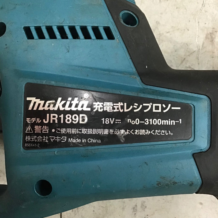 【中古品】 マキタ/makita コードレスレシプロソー JR189DZ 【鴻巣店】