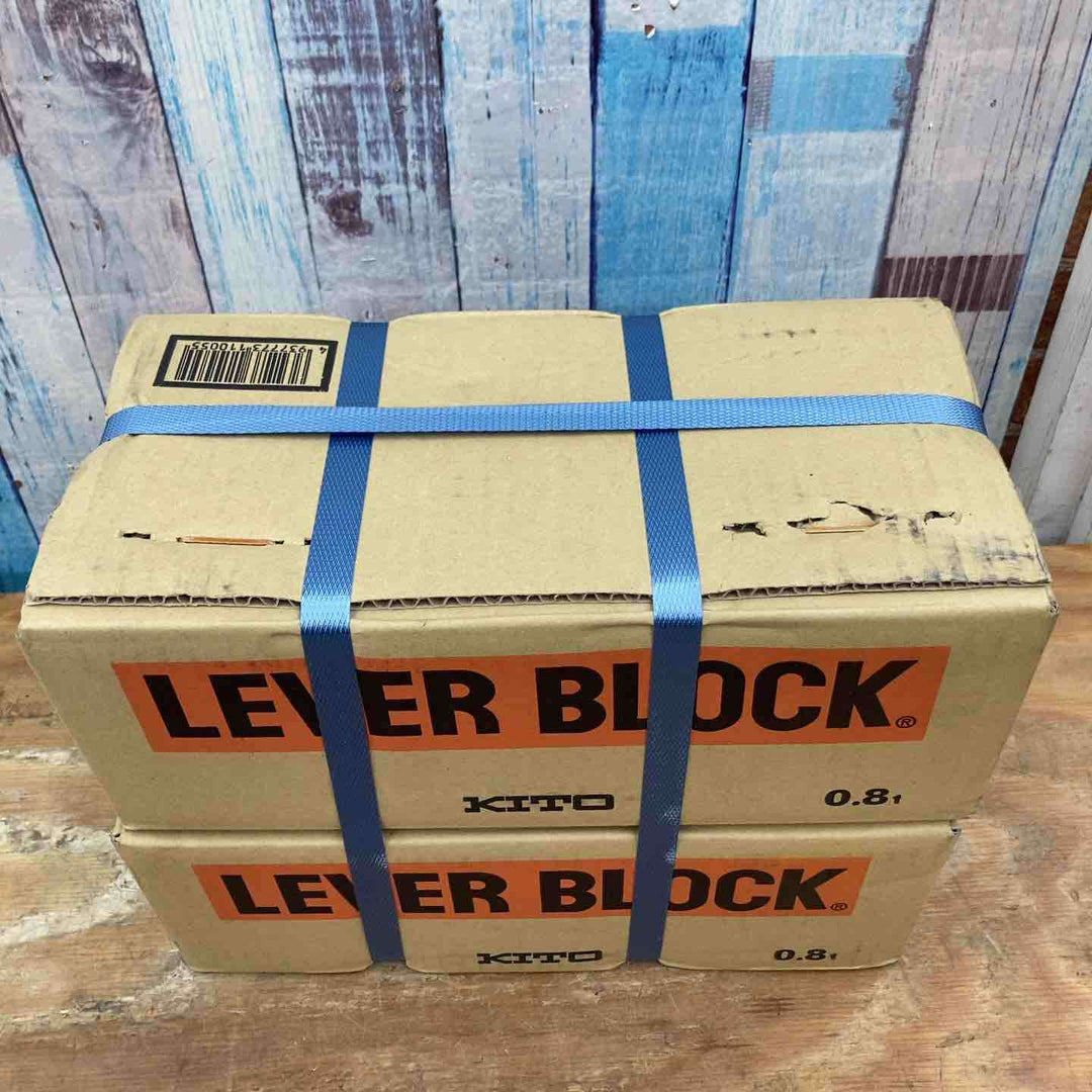 ▼KITO(キトー) レバーブロック LB008 ２台セット 未開封品【柏店】