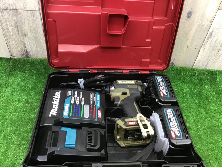 ★マキタ(makita) コードレスインパクトドライバー TD002GRDXO　バッテリーの充電１回【富山店】◇A
