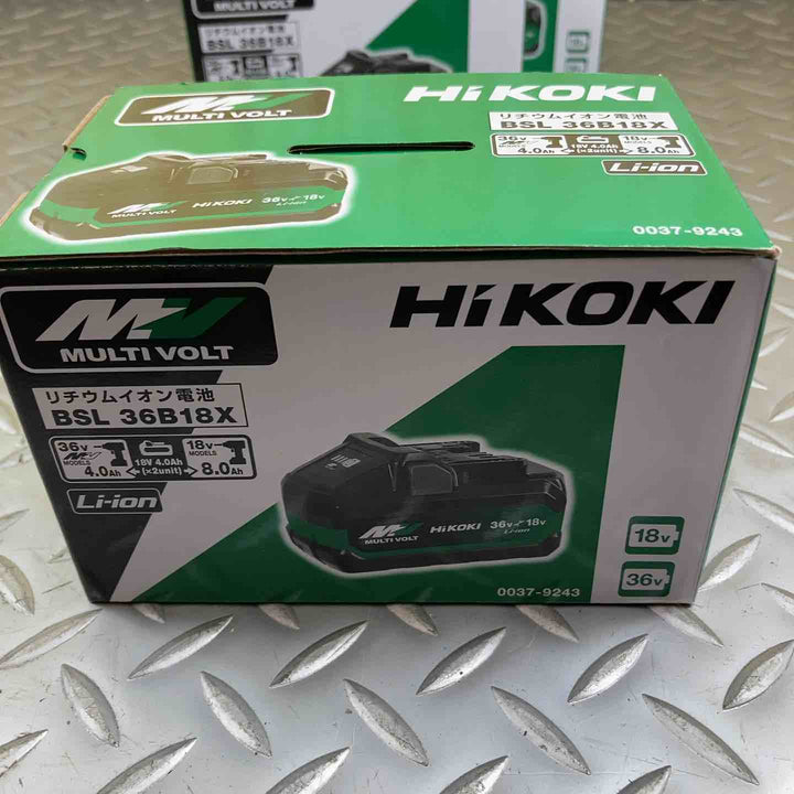 ★ハイコーキ(HIKOKI ※旧:日立工機) リチウムイオンバッテリー 36V/4.0Ah BSL36B18X【川崎店】