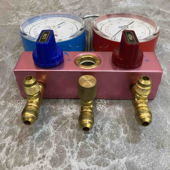 【現状品 動作未確認品】TASCO タスコ ゲージマニホールド R410A　 TA141L TA140L【八潮店】
