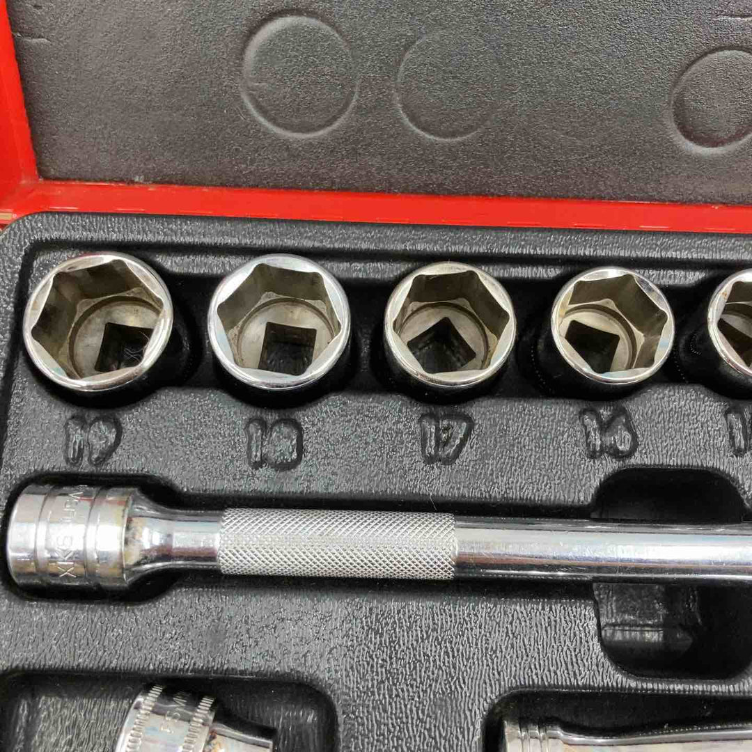 ▼Snap-on 3/8ラチェットソケットセット ユニバーサルソケット1つ欠品【柏店】