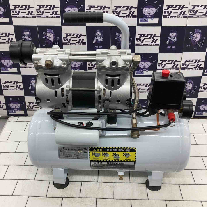 ◇高儀 EARTH MAN エアーコンプレッサー オイルレス 静音タイプ 13L ACP-13SLA【所沢店】
