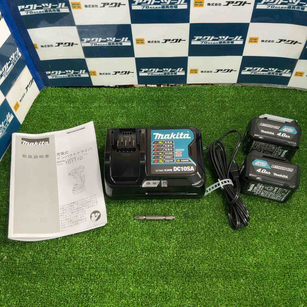 ★マキタ(makita) コードレスインパクトドライバー TD111DSMXB【草加店】
