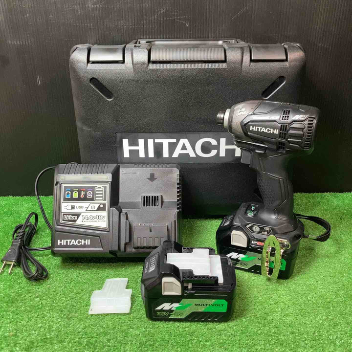 【美品】★ハイコーキ(HIKOKI ※旧:日立工機) コードレスインパクトドライバー WH36DA(2XPB)◇バッテリー二個付！！【岩槻店】