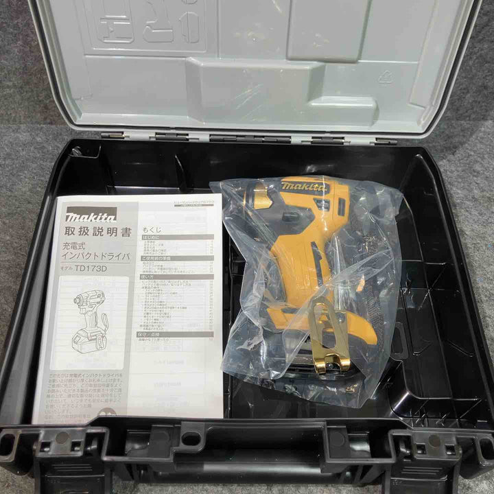 マキタ 18Vインパクトドライバー TD173DZ PY/PR/PB/PG 本体+ケース 20周年限定カラー プレミアム 4色セット 【桶川店】