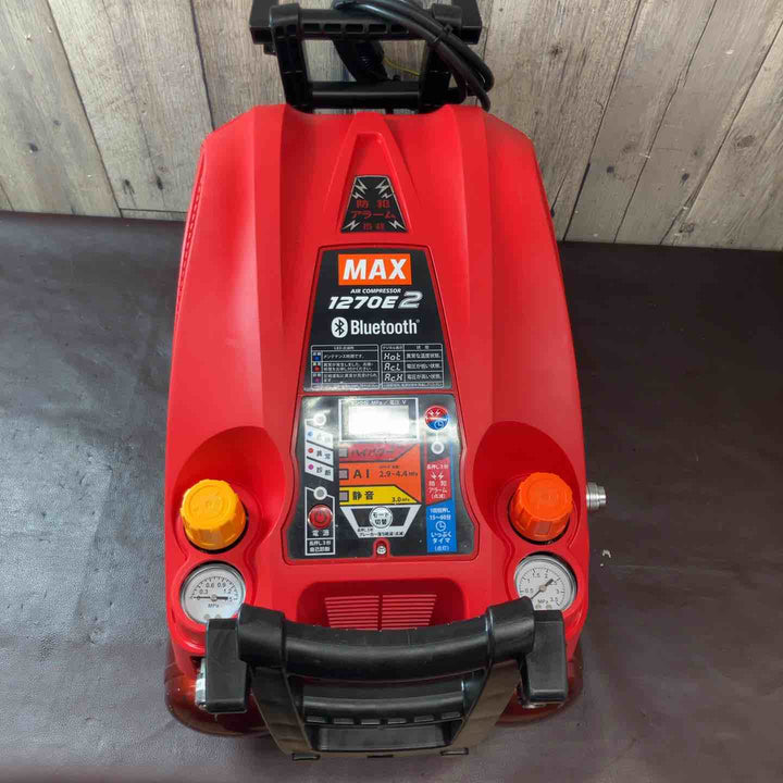【中古品】マックス(MAX) エアコンプレッサー AK-HL1270E2_レッド 高圧 常圧【東大和店】