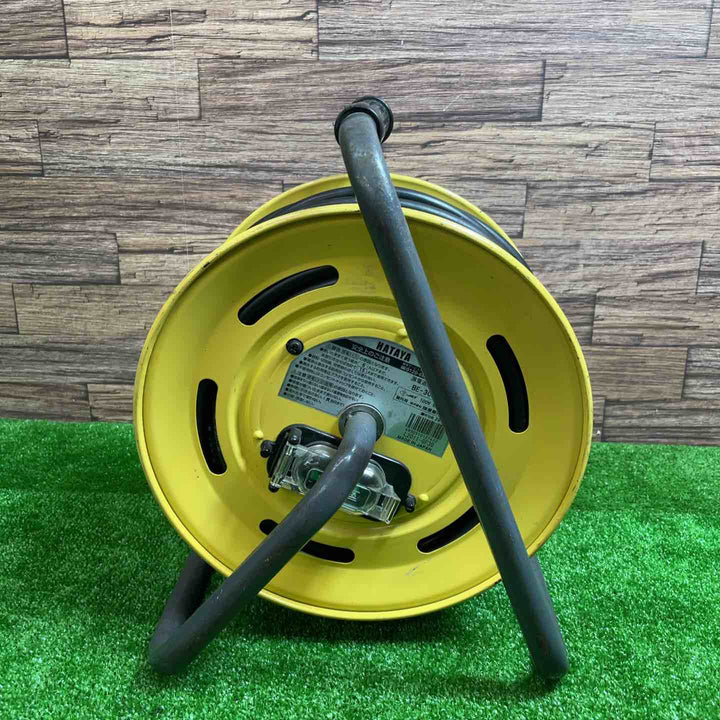 ハタヤ(HATAYA) 屋外用100V型コードリール 30ｍ ブレーカー付き BE-30K レインボーリール【桶川店】
