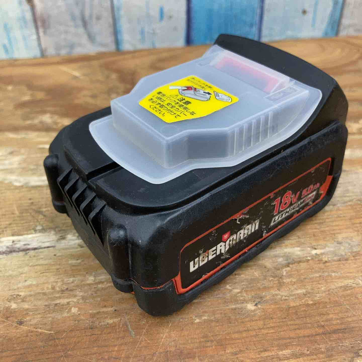 【中古品】UBERMANN（ウーバマン）18V5.0Ahバッテリー UB18VBP50 充電器 UB18VCG6A【柏店】