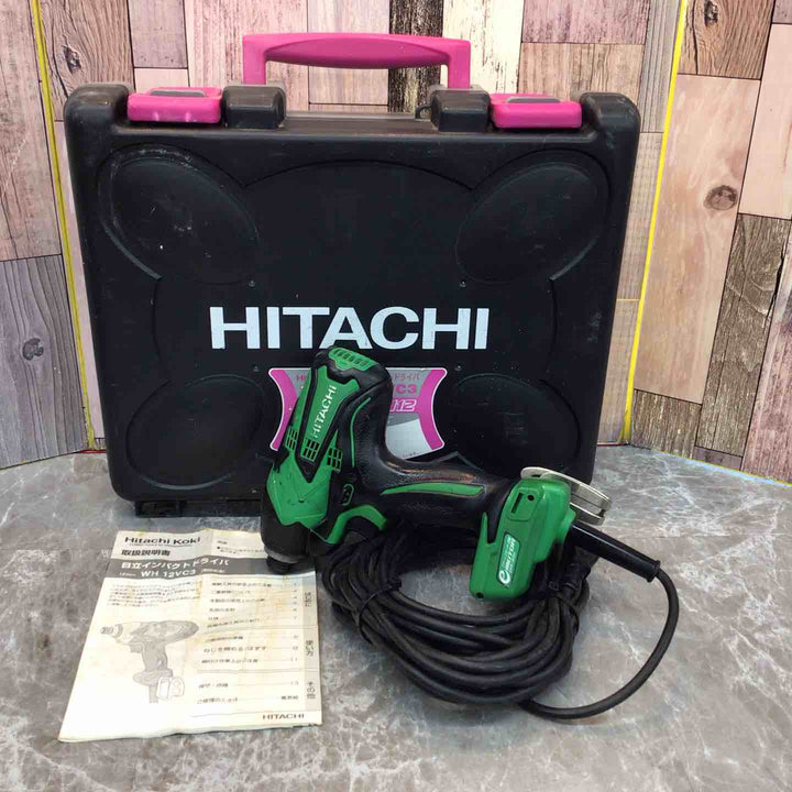 ◇ハイコーキ(HIKOKI ※旧:日立工機) インパクトドライバー WH12VE【八潮店】