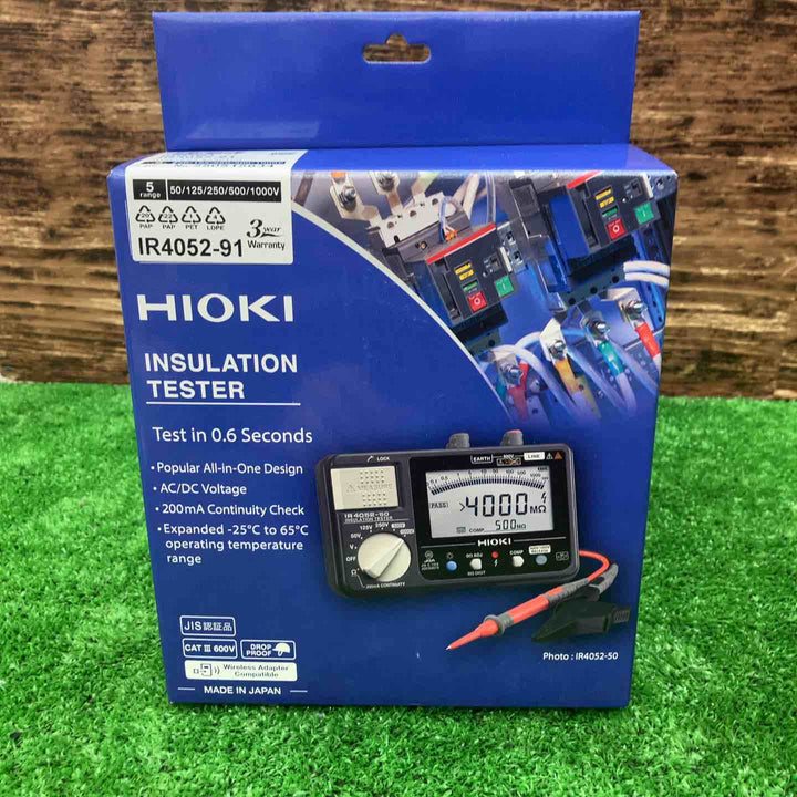 日置電機(HIOKI) 絶縁抵抗計 IR4052-91【川越店】