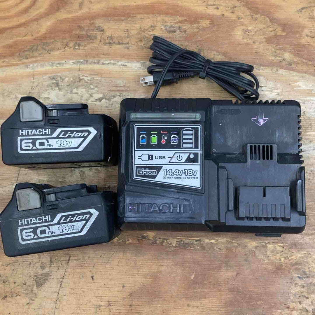 【中古品】★ハイコーキ(HIKOKI ※旧:日立工機) コードレスインパクトドライバー WH18DDL2(2LYPK)(S) 18V フルセット【柏店】