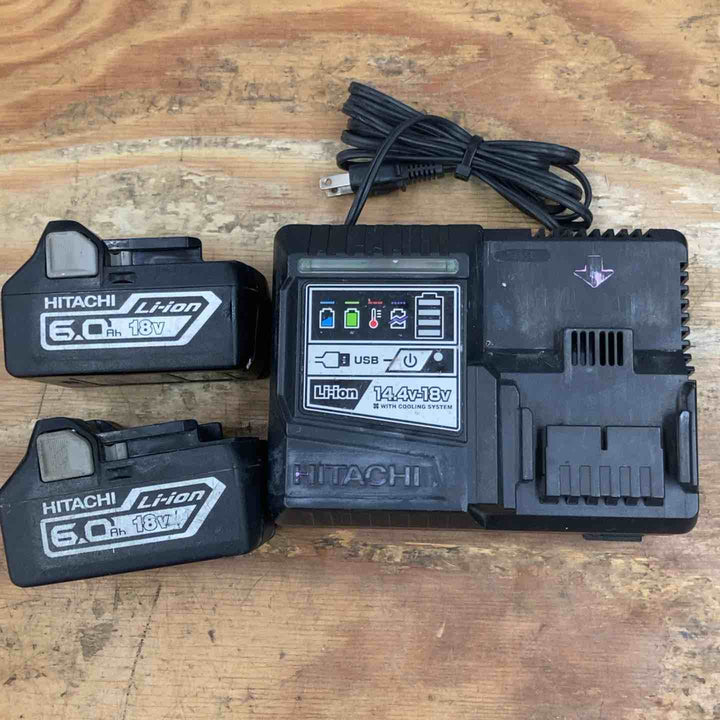【中古品】★ハイコーキ(HIKOKI ※旧:日立工機) コードレスインパクトドライバー WH18DDL2(2LYPK)(S) 18V フルセット【柏店】