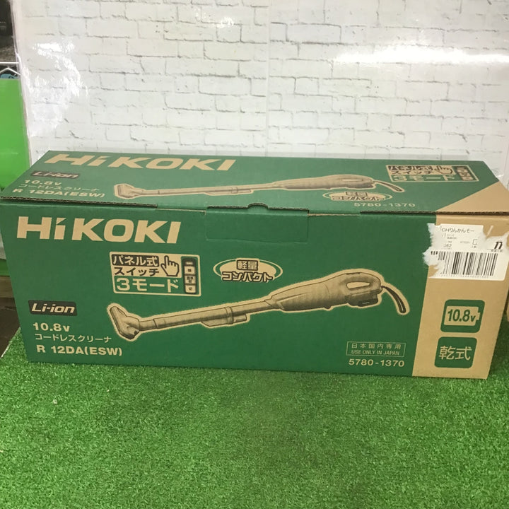 〇ハイコーキ(HIKOKI ※旧:日立工機)  コードレスクリーナー R12DA (ESW)【町田店】