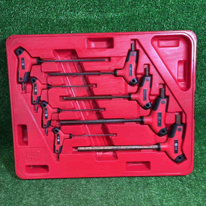 【中古品】 MAC TOOLS メトリック T-ハンドル スピードヘックス レンチ8本セット SHKTBM8PT 【藤沢店】