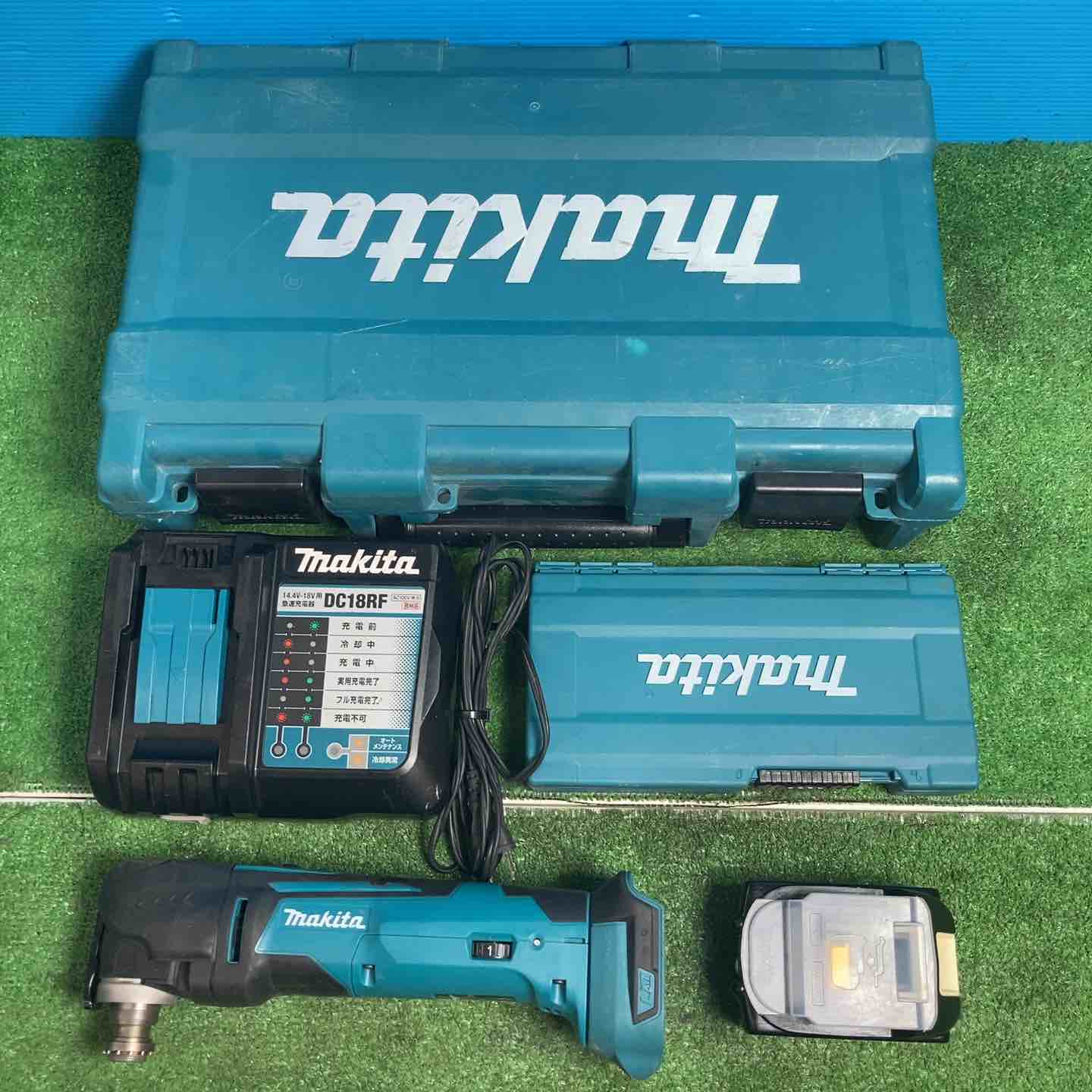 ★マキタ(makita) コードレスマルチツール TM51DRG 18Vバッテリー、充電器付き 、ケース付き【岩槻店】 ☆マキタ(makita) コードレスマルチツール TM51DRG 18Vバッテリー