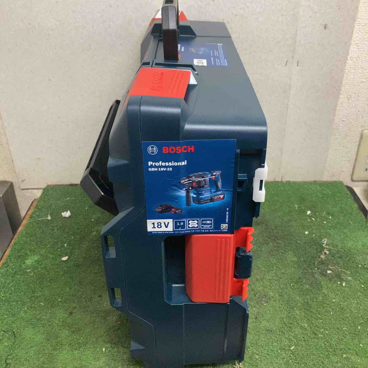 ボッシュ 18V コードレスハンマードリル (5.0Ahバッテリー2個・充電器・キャリングケース付) GBH18V-22【町田店】