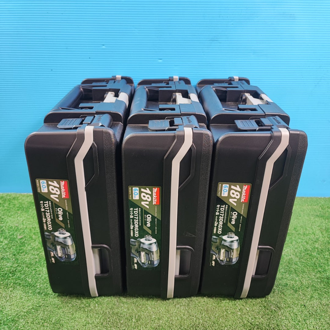 マキタ(makita) 充電式インパクトドライバ TD173DRGXO オリーブ色3台セット【岩槻店】