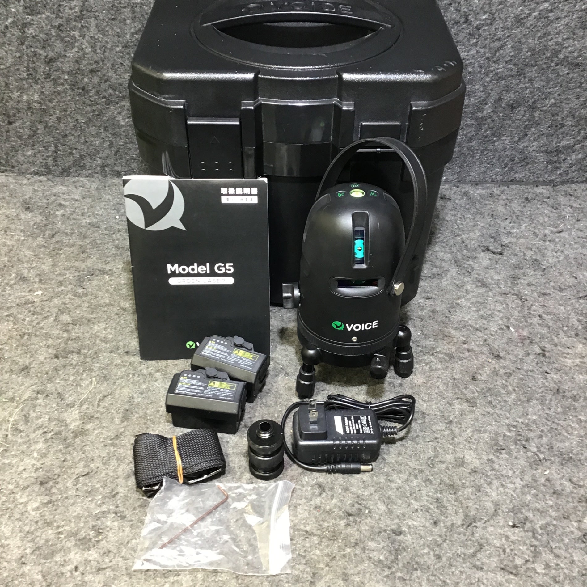 中古・本体のみ】 VOICE レーザー墨出し器 5ライン(矩十字・横