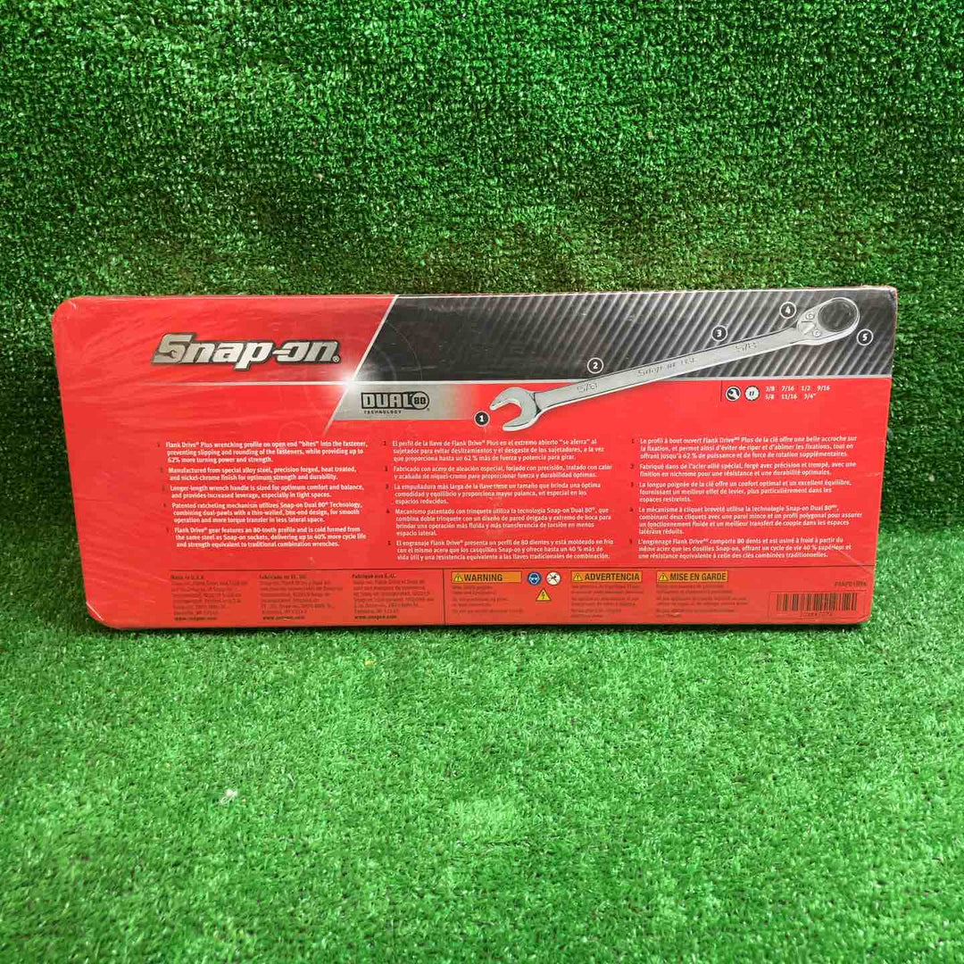 ▲スナップオン(Snap-on)スナップオン3/8-3/4コンビネーションラチェットレンチ7本セットSOXRR707A【川越店】