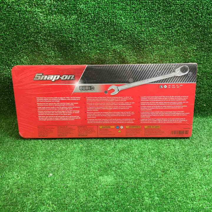 ▲スナップオン(Snap-on)スナップオン3/8-3/4コンビネーションラチェットレンチ7本セットSOXRR707A【川越店】