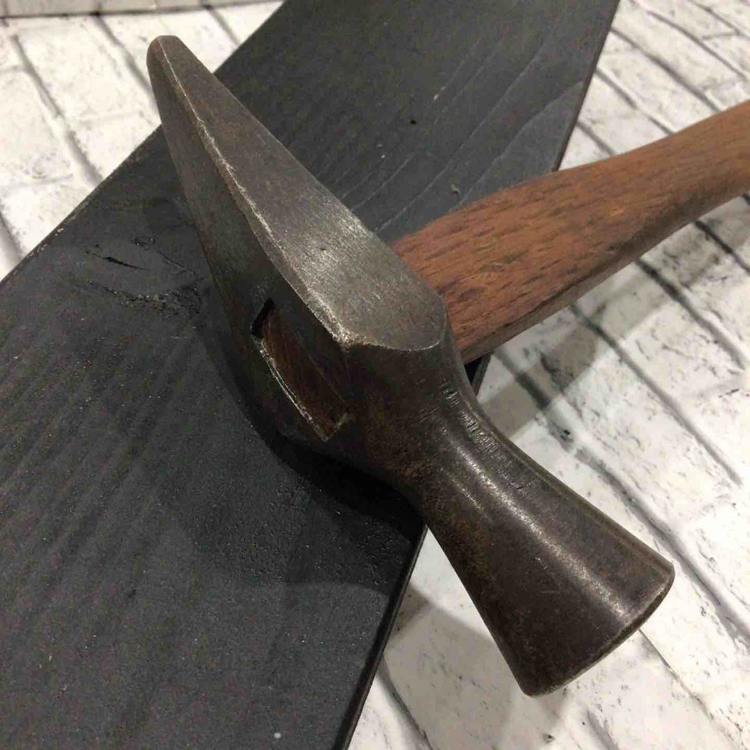 福島 舟手型玄能 80匁 赤樫柄 【川口店】