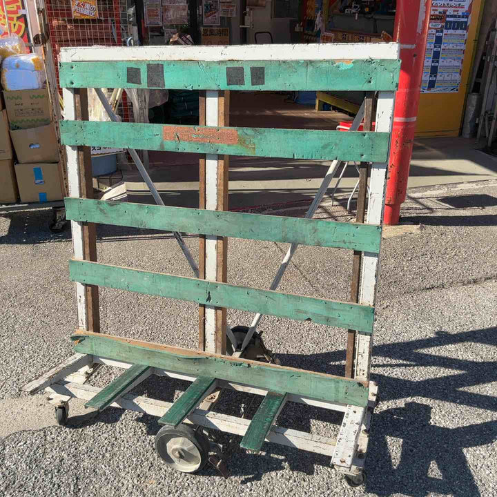 【店頭受取り限定】日本ベンリー PONY ポニー 運搬用台車 硝子台車 型式不明 ※落書きあり 耐荷重500Kg【草加店】