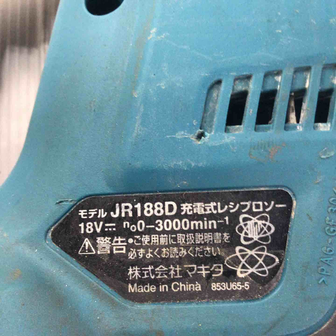 ★マキタ(makita) コードレスレシプロソー JR188DZK【草加店】