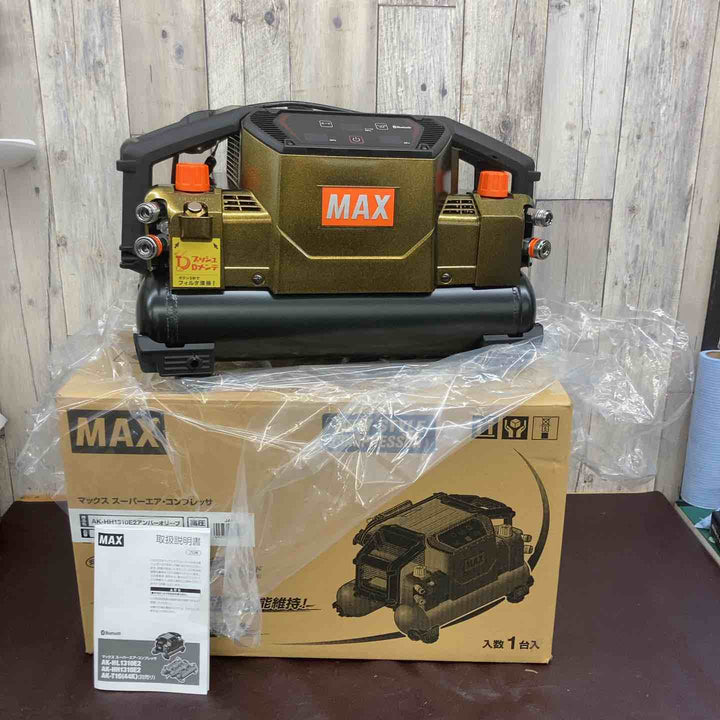 【未使用(店頭展示品)】 マックス(MAX) 高圧専用コンプレッサ AK-HH1310E2_アンバーオリーブ 【東大和店】