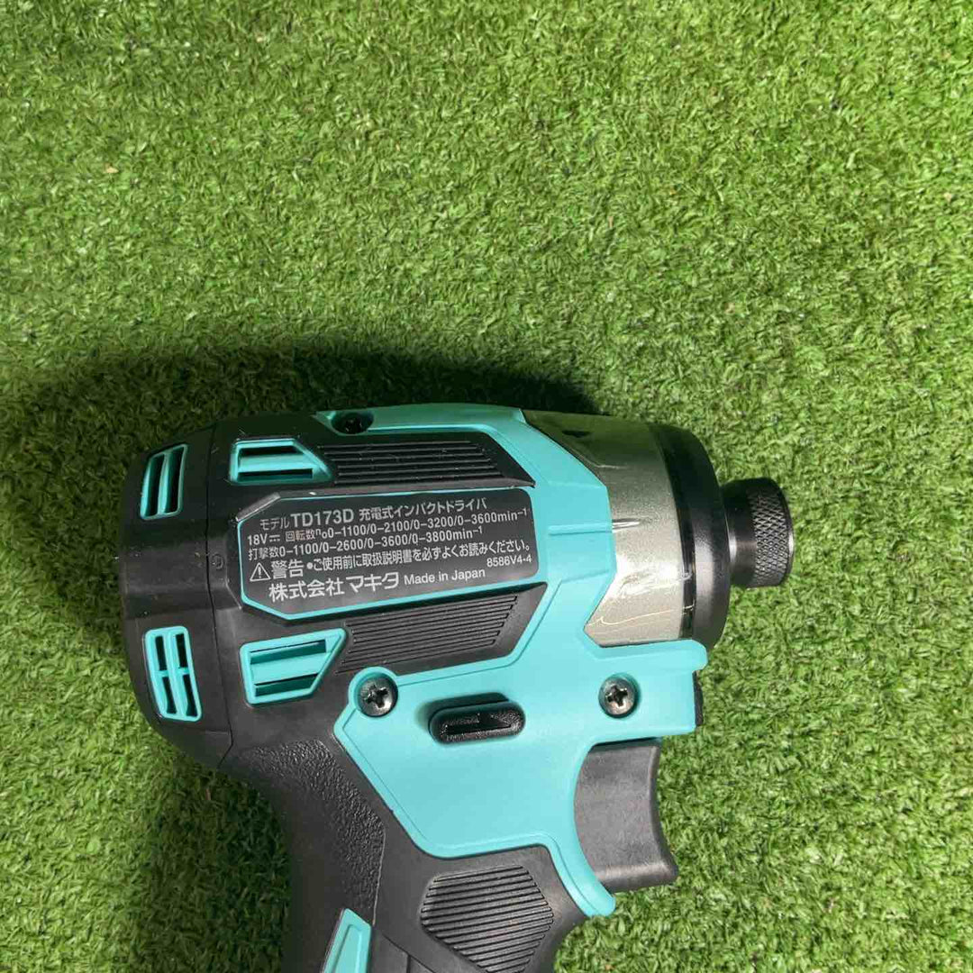 【本体＋ケース】マキタ(makita) 18Vコードレスインパクトドライバ TD173DGXTB ターコイズブルー【藤沢店】