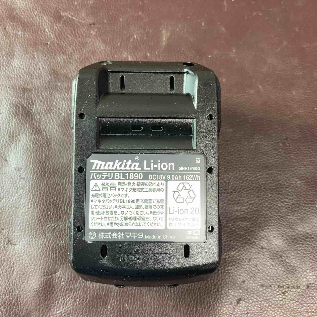 【未使用(店頭展示品)】マキタ(makita) リチウムイオンバッテリー 18V/9.0Ah BL1890【東大和店】
