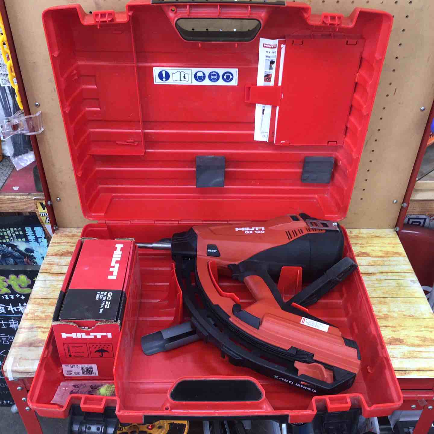 ◇ヒルティ(HILTI) ガス式鋲打機 GX120【川崎店】 – アクトツール