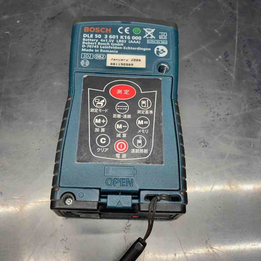 ◇ボッシュ(BOSCH) レーザー距離計 DLE50【川越店】
