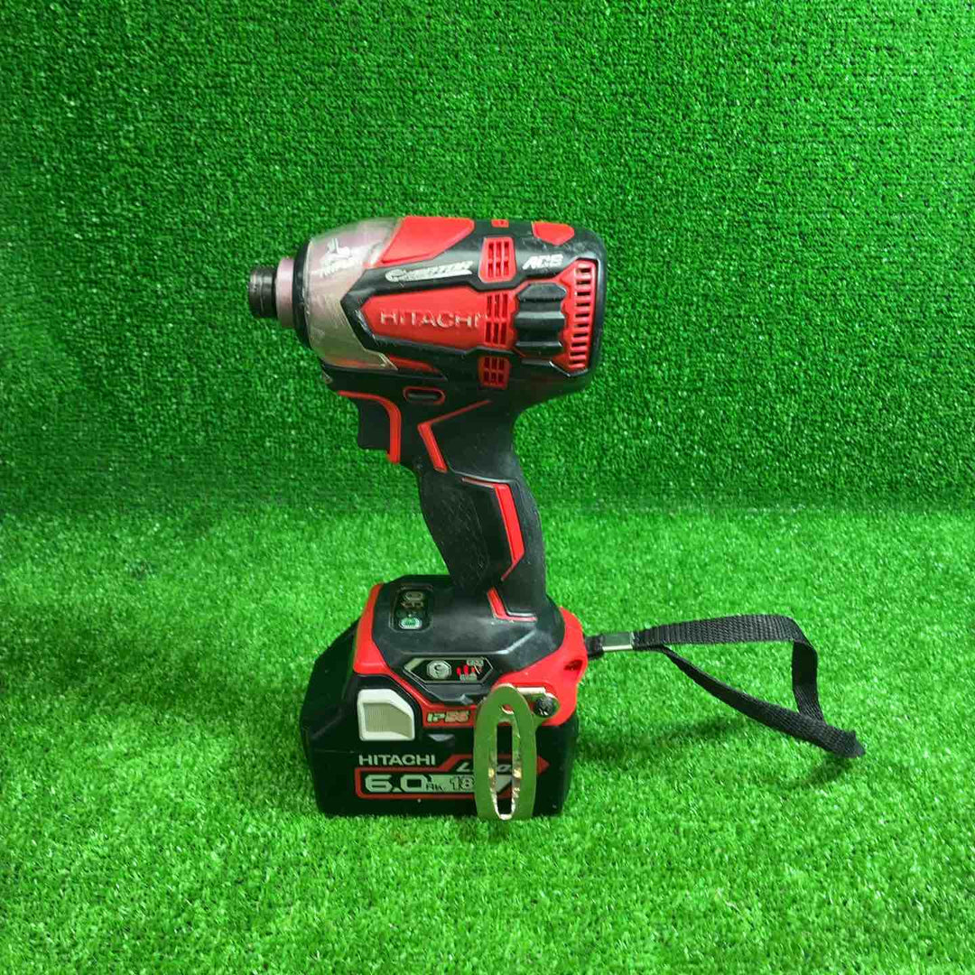 HiKOKI(旧日立工機) 18V コードレスインパクトドライバ 6.0Ahリチウムイオン電池1個仕様 急速充電器 ケース付 グリーン WH18DDL2(LYCK)(L)【藤沢店】