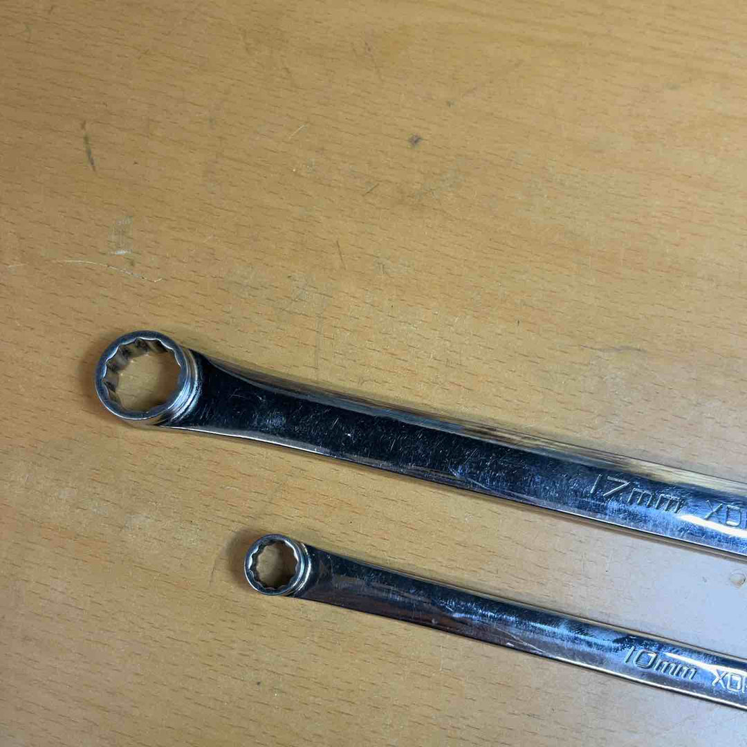 スナップオン(Snap-on ストレートメガネレンチ ロングハンドル XDHFM1012 1719 10-12mm 17-19mm 2点セット【越谷店】