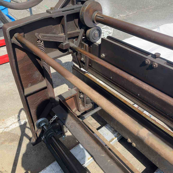 【店頭受取り限定】高田製作所 手動折曲機 型式不明 3000mm 板金【岩槻店】
