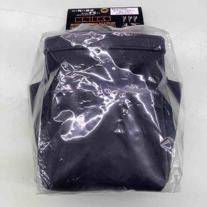 KNICKS(ニックス) KB-201DDSP 総グローブ革2段腰袋(ブラック)【越谷店】