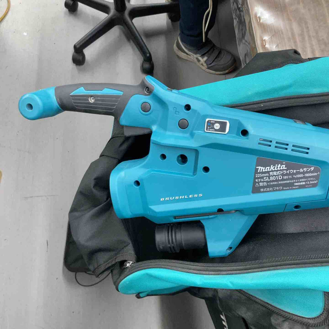 ★マキタ(makita) 18V ドライウォールサンダ SL801DZ 本体のみ 面ファスナー式 本体＋ケース【戸田店】
