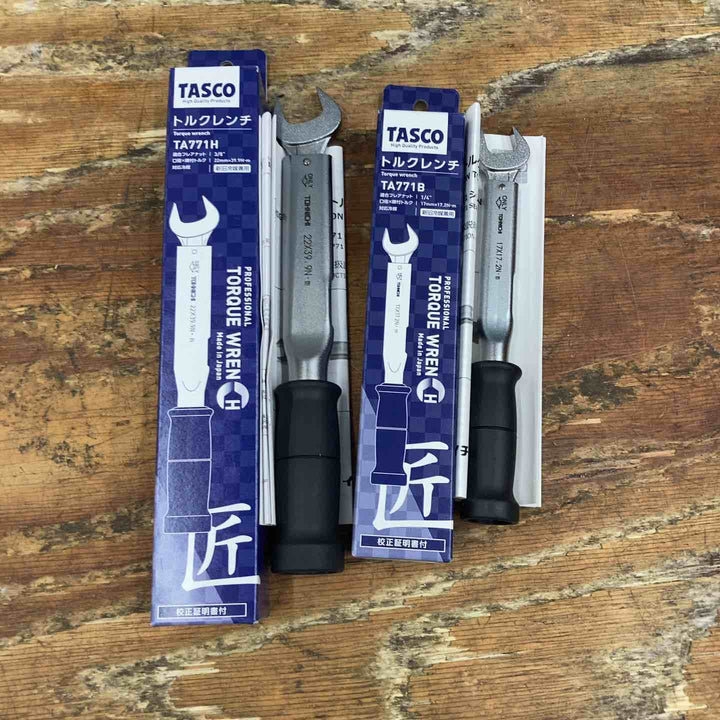 イチネン TASCO トルクレンチ TA771H TA771B 2本セット【柏店】