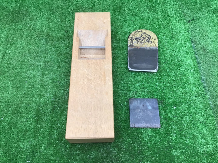 在銘鉋　翁面　友行作　裏金5　金色　かんな【富山店】