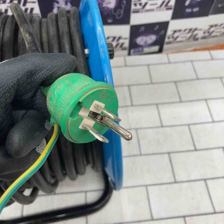 ◇日動 電工ドラム 防雨ELB付 NPW-EB33 30ｍ コードリール【所沢店】