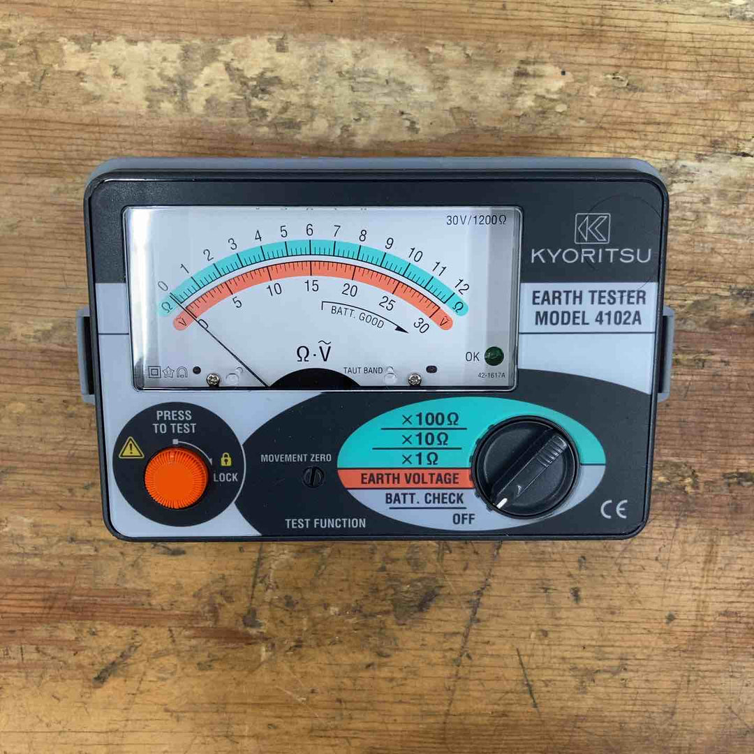 【中古品】◇共立電気計器(KYORITSU) 接地抵抗計 4102A 通電のみ確認【柏店】