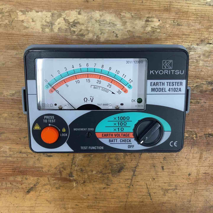 【中古品】◇共立電気計器(KYORITSU) 接地抵抗計 4102A 通電のみ確認【柏店】