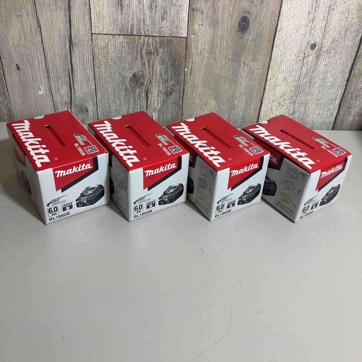 【未使用品】マキタ　BL1860B　4個セット　未使用フルセット　バラシ品 6【戸田店】