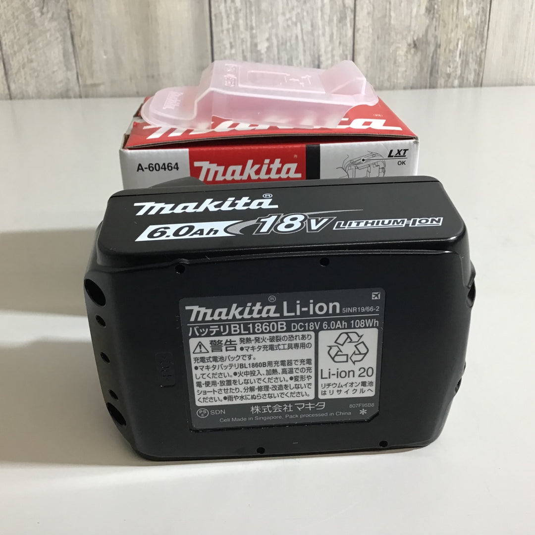 【未使用品】★マキタ makita リチウムイオンバッテリー 18V 6.0Ah BL1860B 【戸田店】